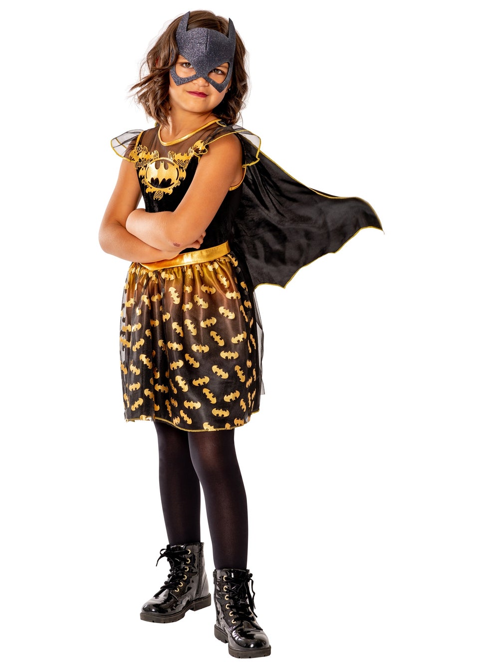 DC Comics Batgirl Dress Deluxe Costume (3-10 Years)