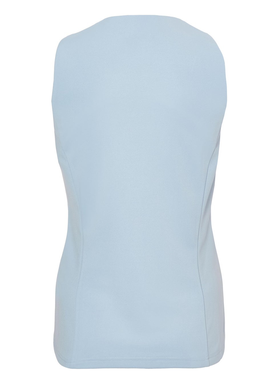 Quiz Blue Button Front Waistcoat
