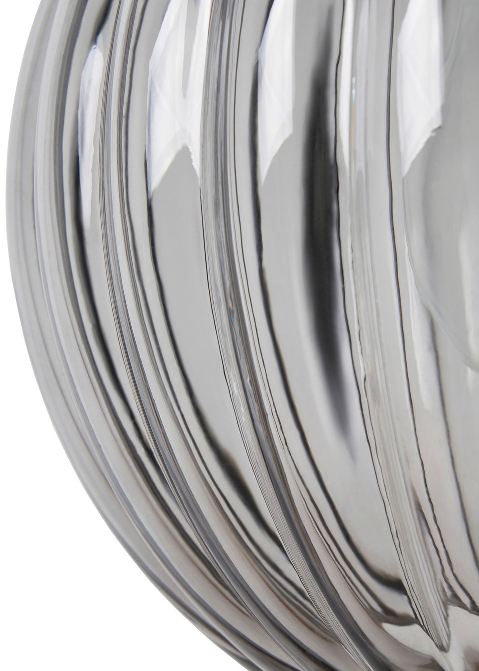 INLIGHT LIZZY Easyfit Ribbed Glass Smoke (18cm x 18cm)