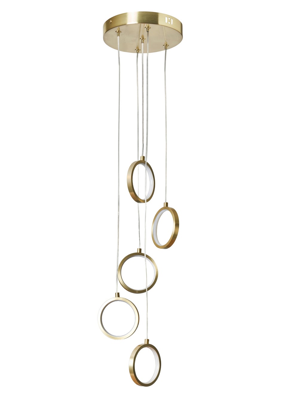 INLIGHT RIYAH 5 RING LED Brass Cluster (40-120cm x 30cm)