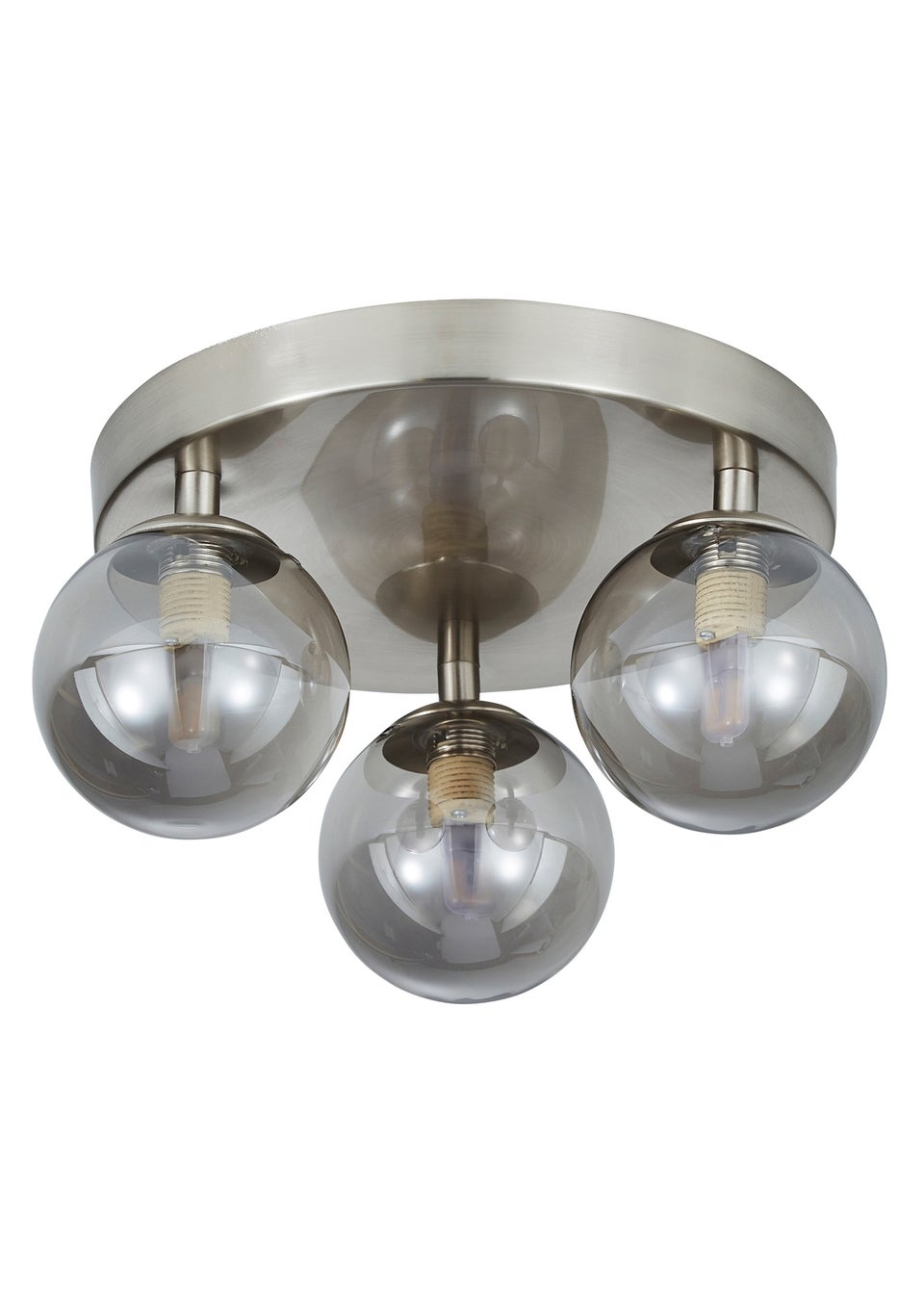 INLIGHT ODIE 3 Light Flush Nickel (13cm x 26cm)
