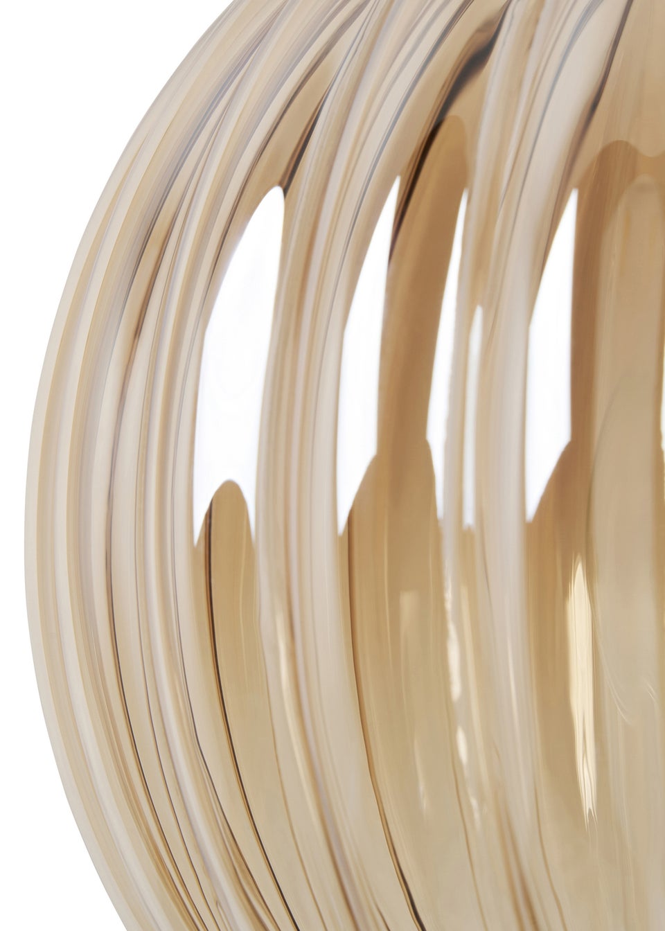 INLIGHT LIZZY Easyfit Ribbed Glass Champagne (18cm x 18cm)
