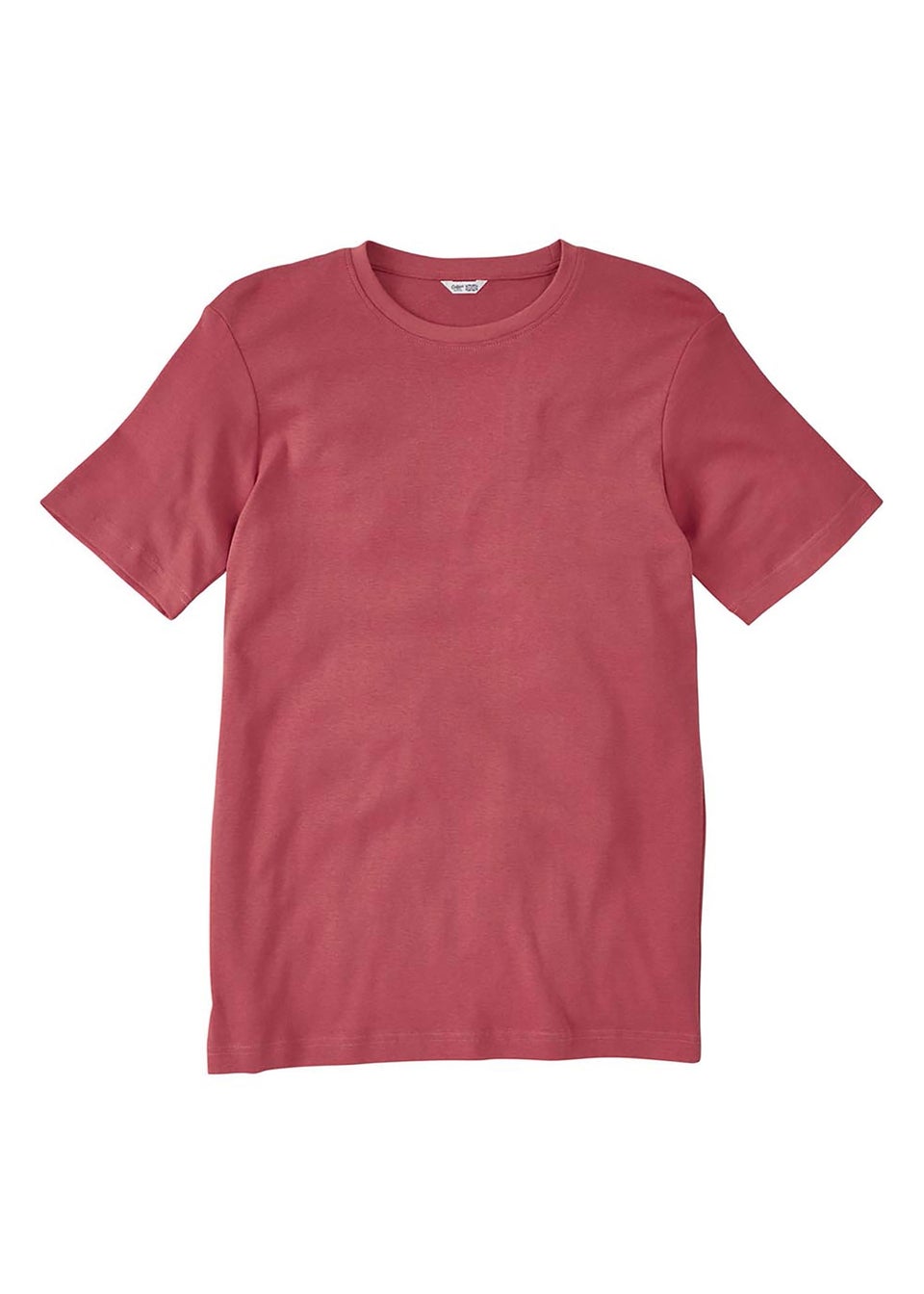 Cotton Traders Red Coral Short Sleeve Crew Neck Base Layer Top