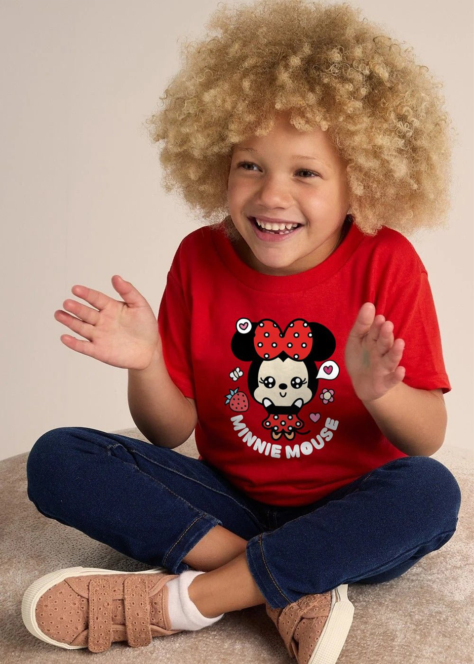 Disney Minnie Mouse Red T-Shirt (Ages 12 Months - 8 Years)