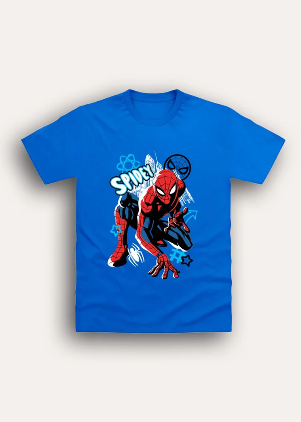 Marvel Spiderman Boys Blue T-Shirt (Ages 9 - 14 Years
