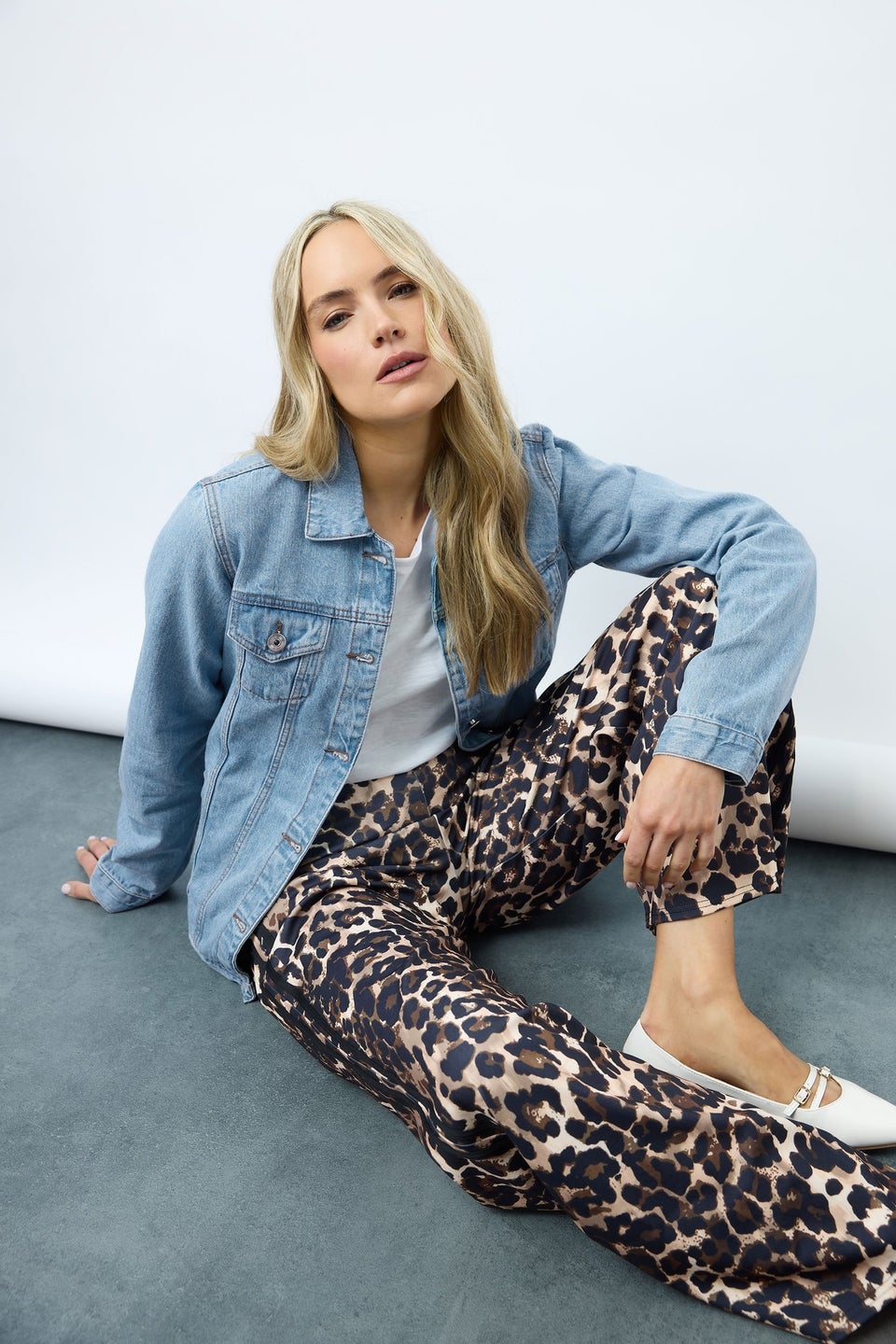 Long Tall Sally Blue Mid Wash Denim Jacket