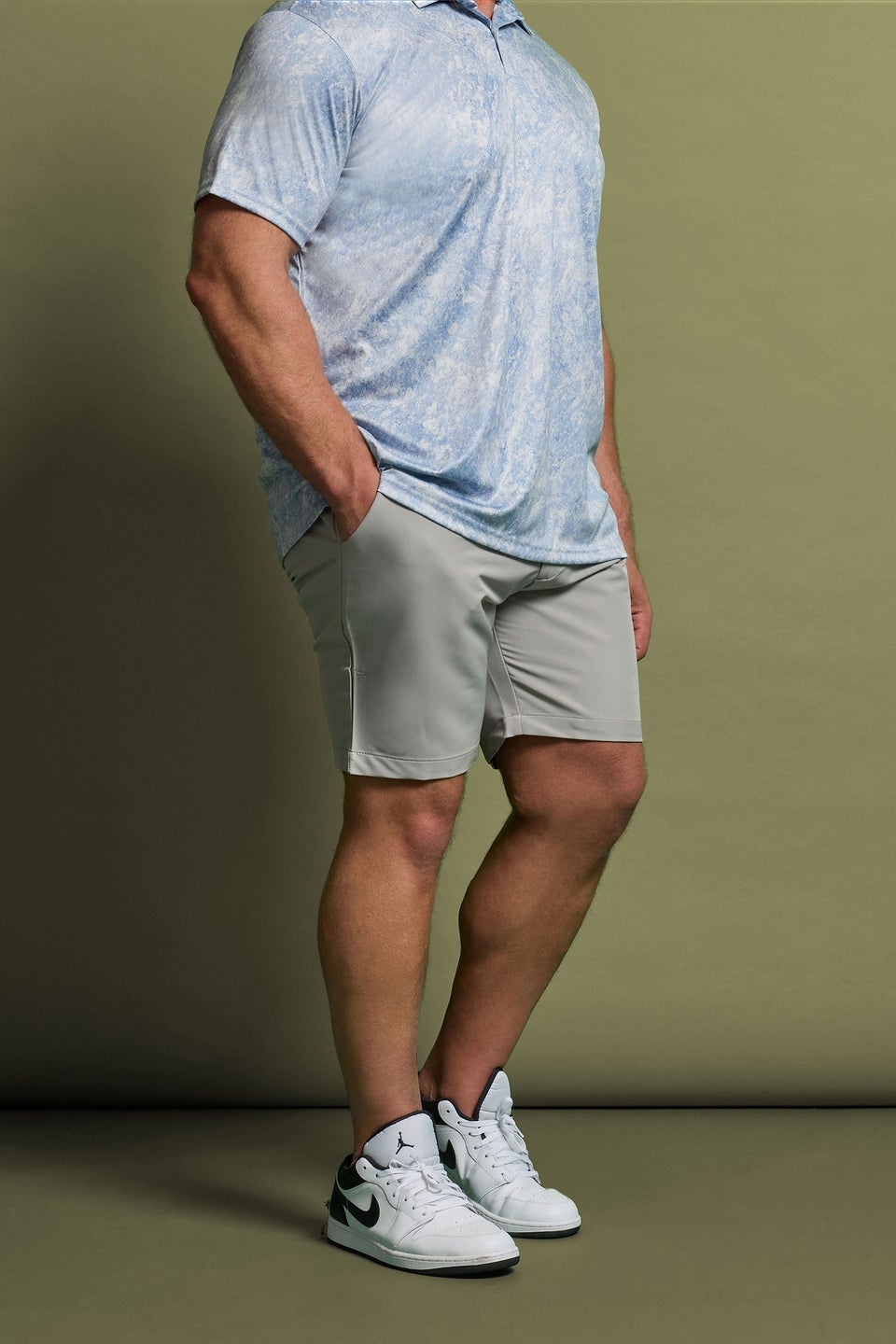 BadRhino Golf Grey Shorts