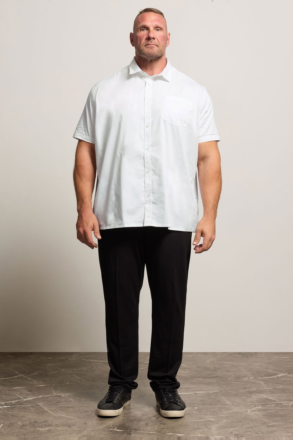 BadRhino White Stretch Short Sleeve Shirt