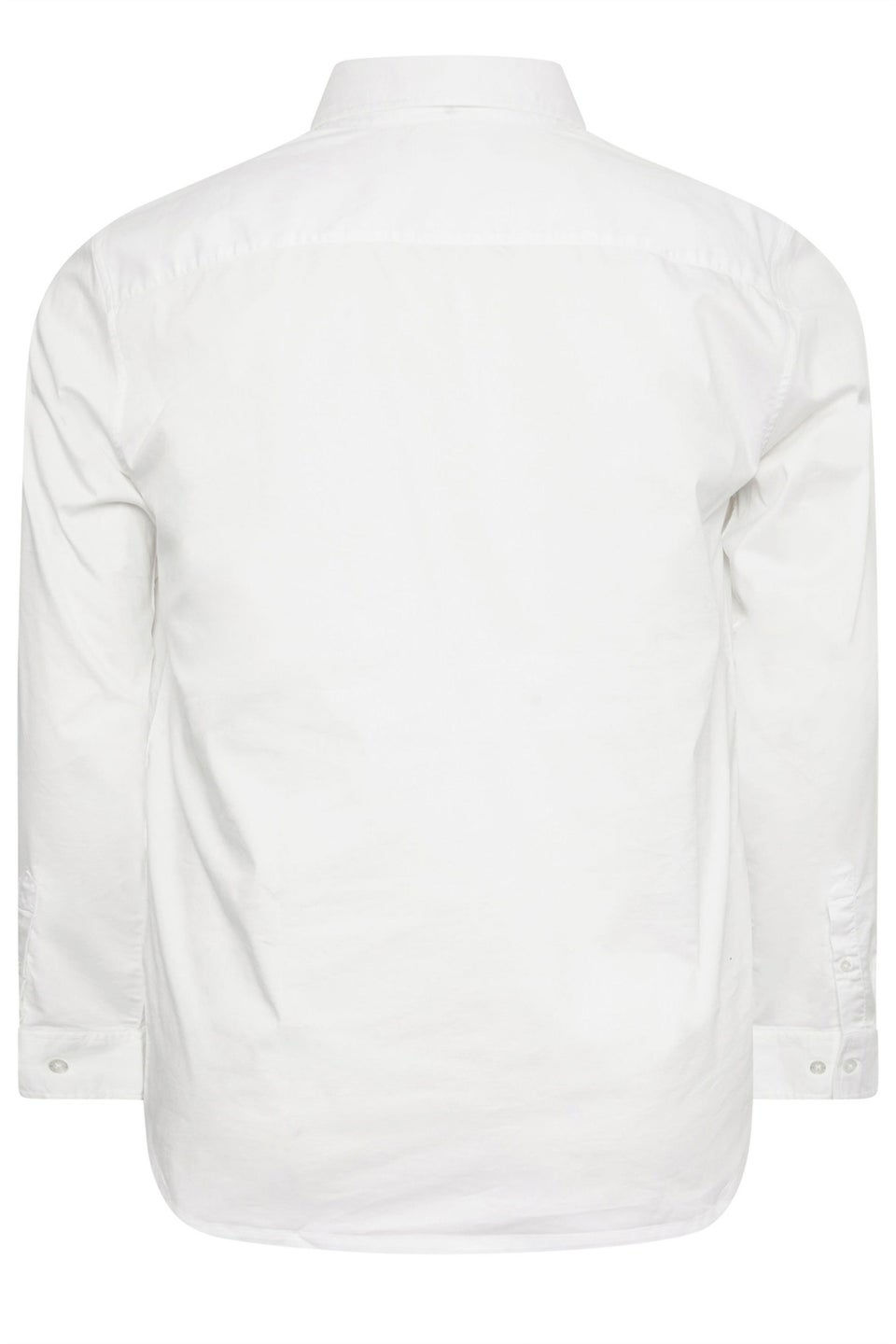 Badrhino White Stretch Long Sleeve Shirt