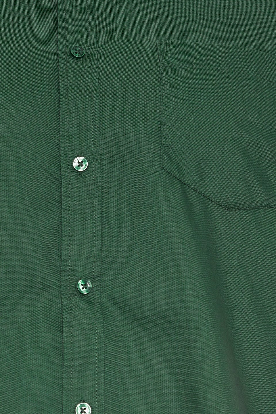 BadRhino Big & Tall Dark Green Short Sleeve Oxford Shirt