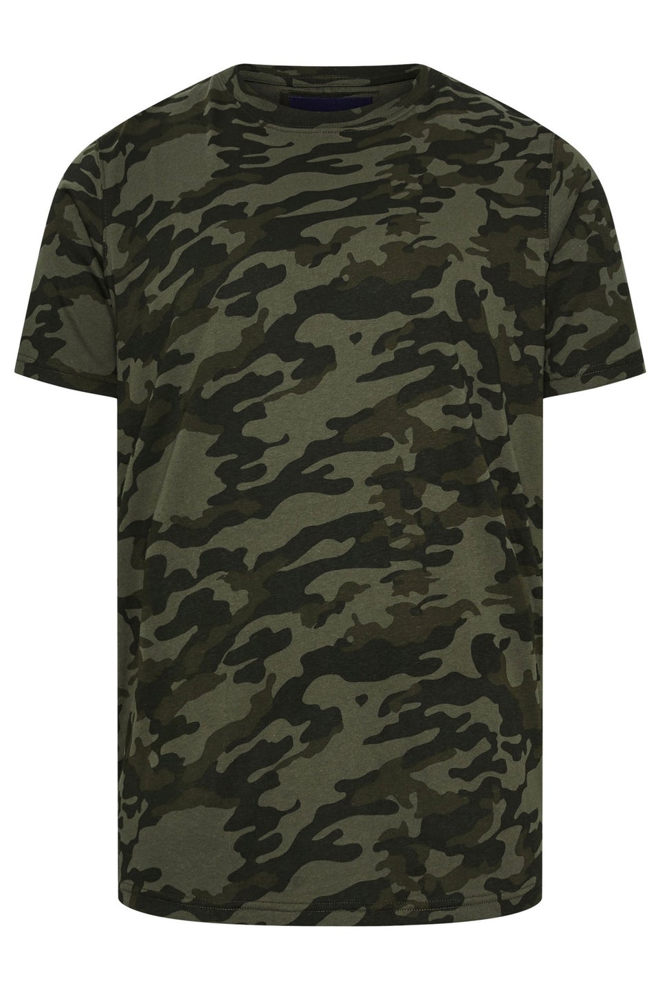 BadRhino Green Camo Print Crew Neck T-Shirt