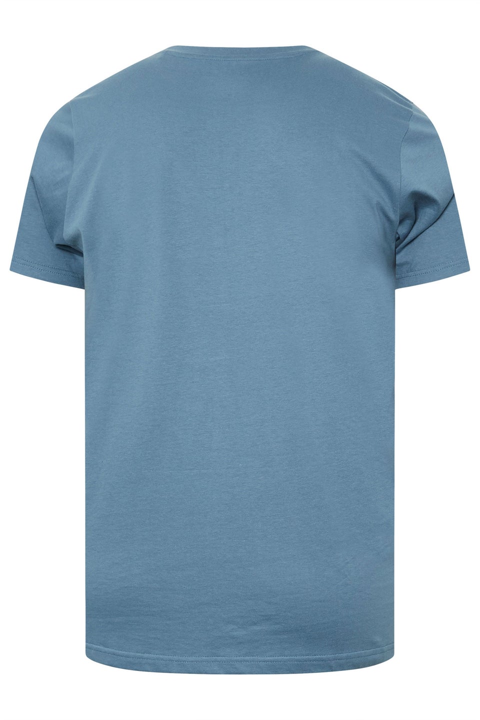 Badrhino Light Blue Abstract Mountain Print T-Shirt