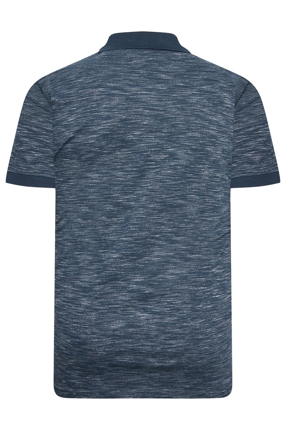 BadRhino Big & Tall Navy Blue Slub Polo Shirt