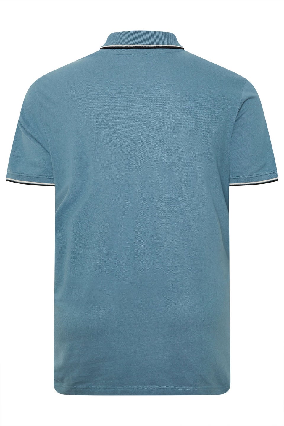 BadRhino Big & Tall Blue Tipped Polo Shirt