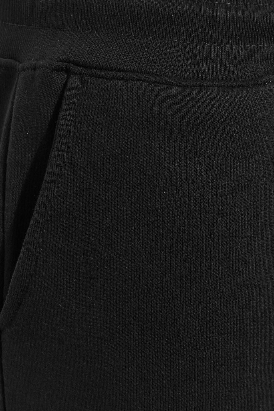 Badrhino Black Essential Jogger Shorts