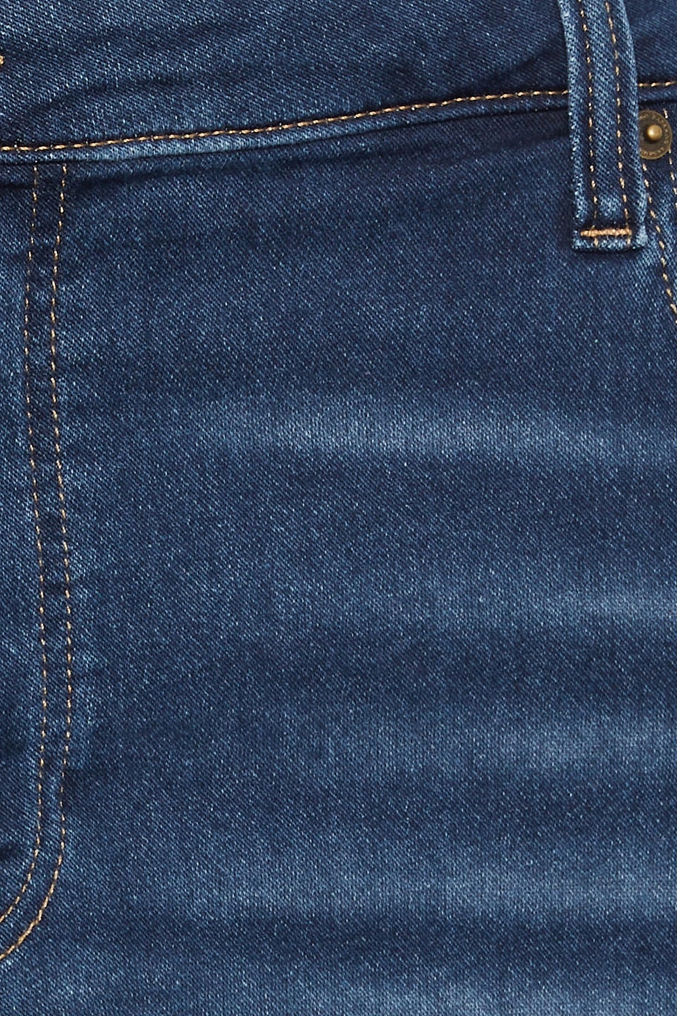 BadRhino Indigo Blue Knitted Denim Shorts