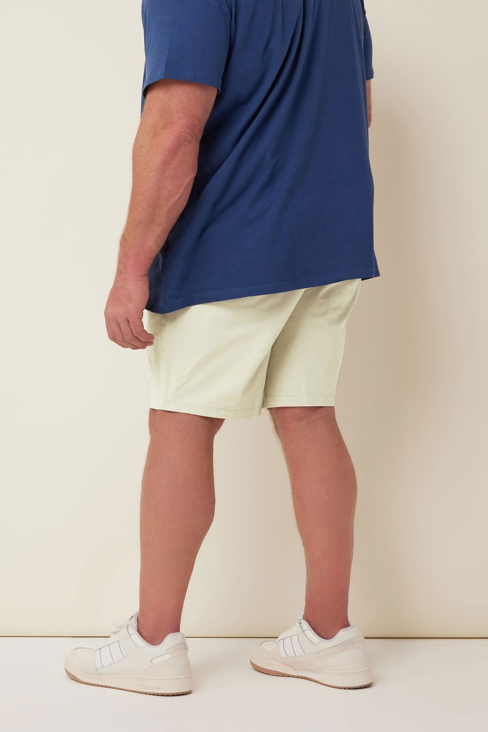 Badrhino Stone Brown Stretch Chino Shorts