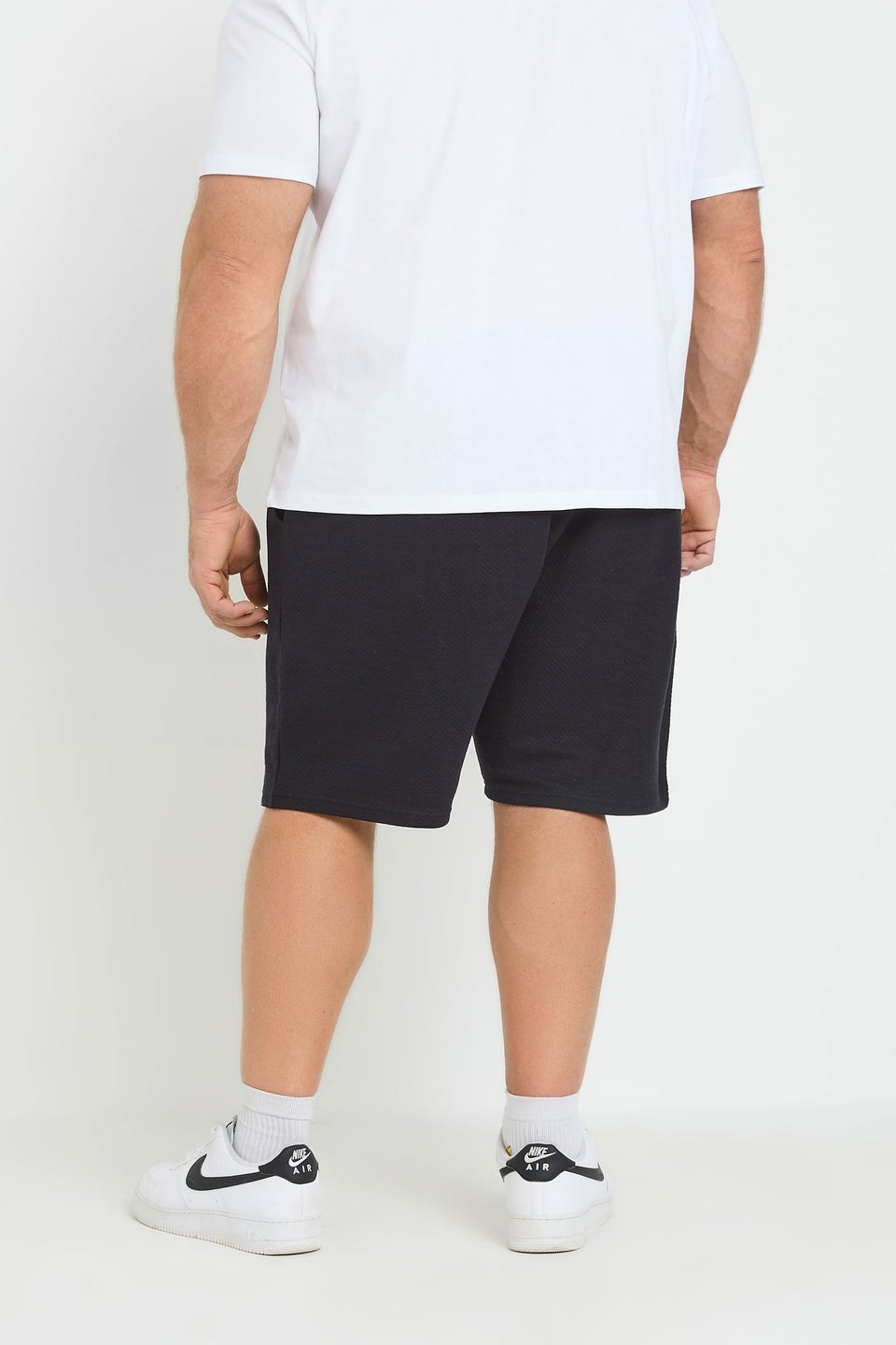 BadRhino Big & Tall Navy Blue Diamond Quilted shorts