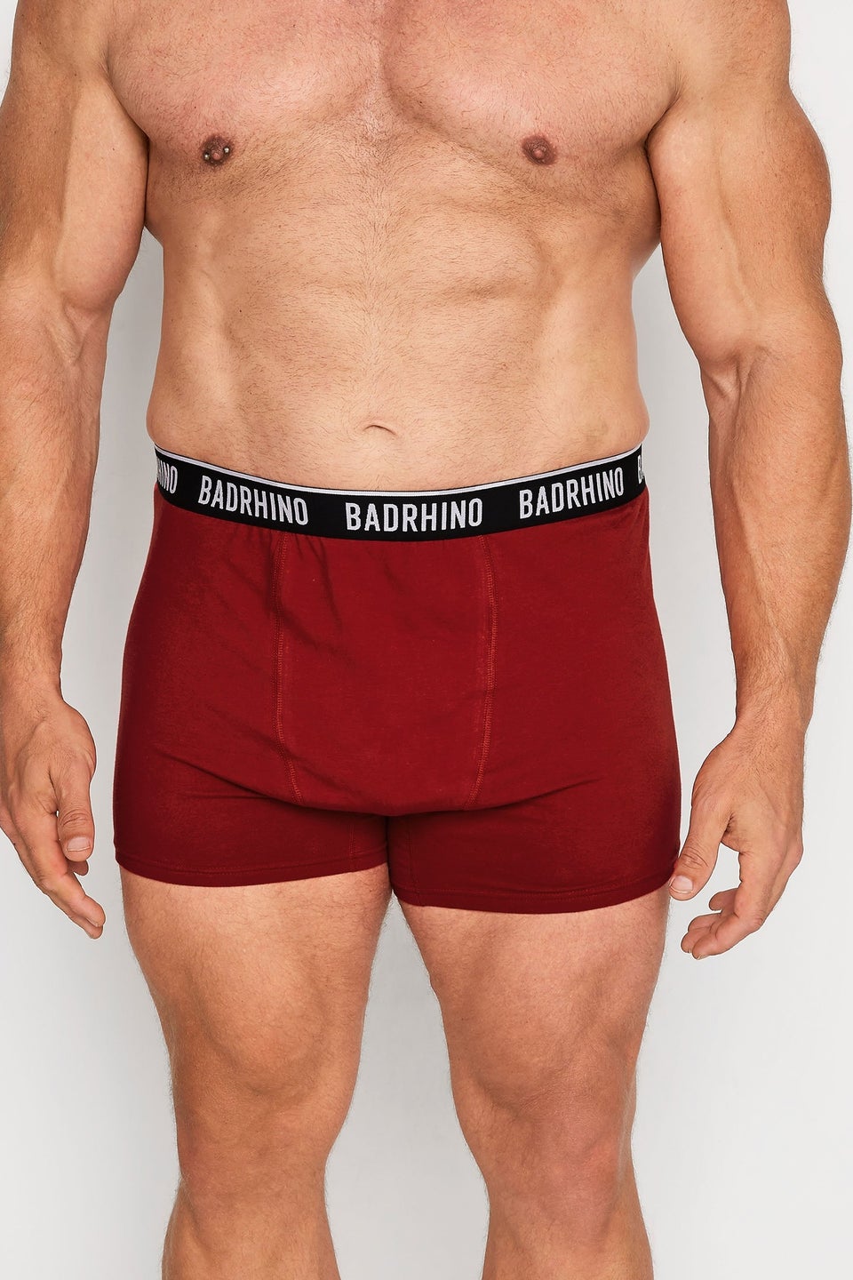 BadRhino Big & Tall 3 Pack Black/Red/Blue Boxers