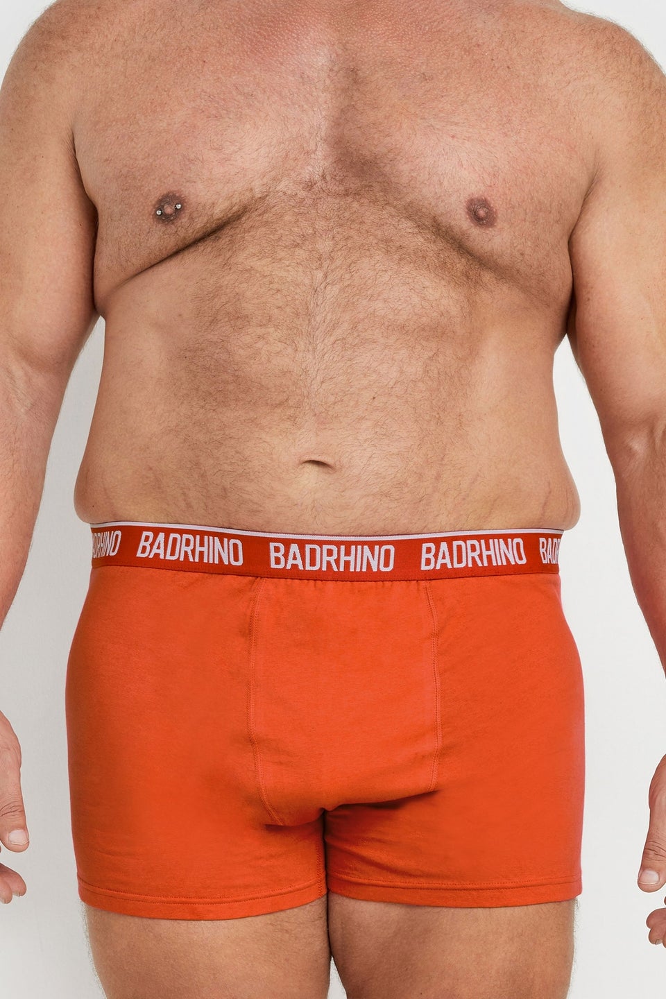 BadRhino 7 PACK Orange & Black Boxers