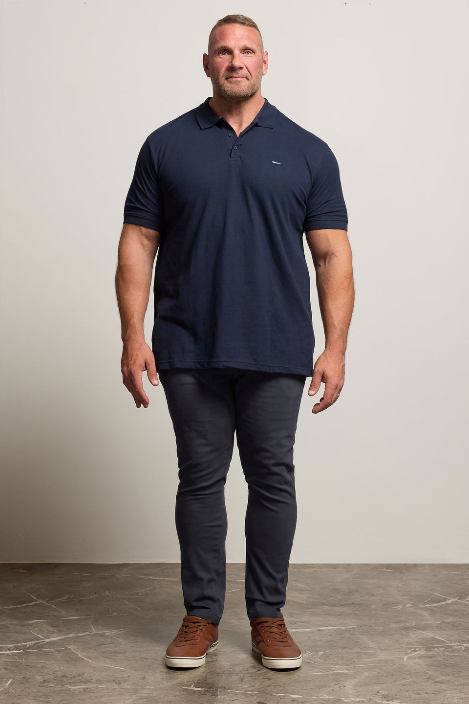 BadRhino Navy Blue Stretch Chinos