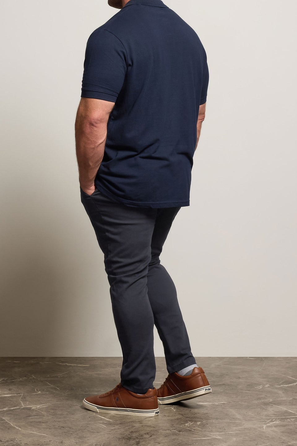 BadRhino Navy Blue Stretch Chinos