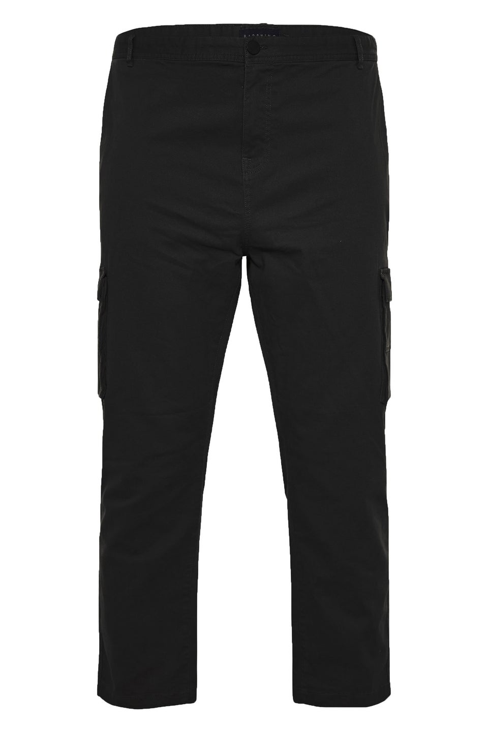 Badrhino Black Stretch Cargo Trousers