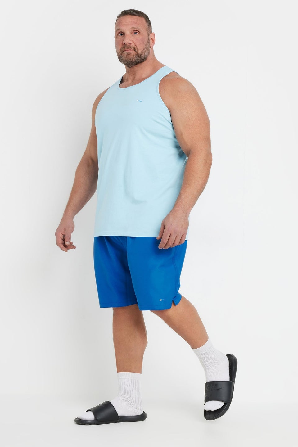 Badrhino Blue Swim Shorts