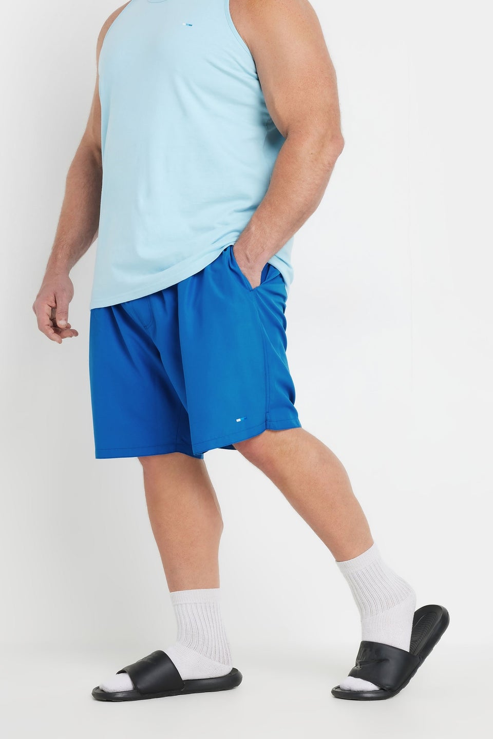 Badrhino Blue Swim Shorts