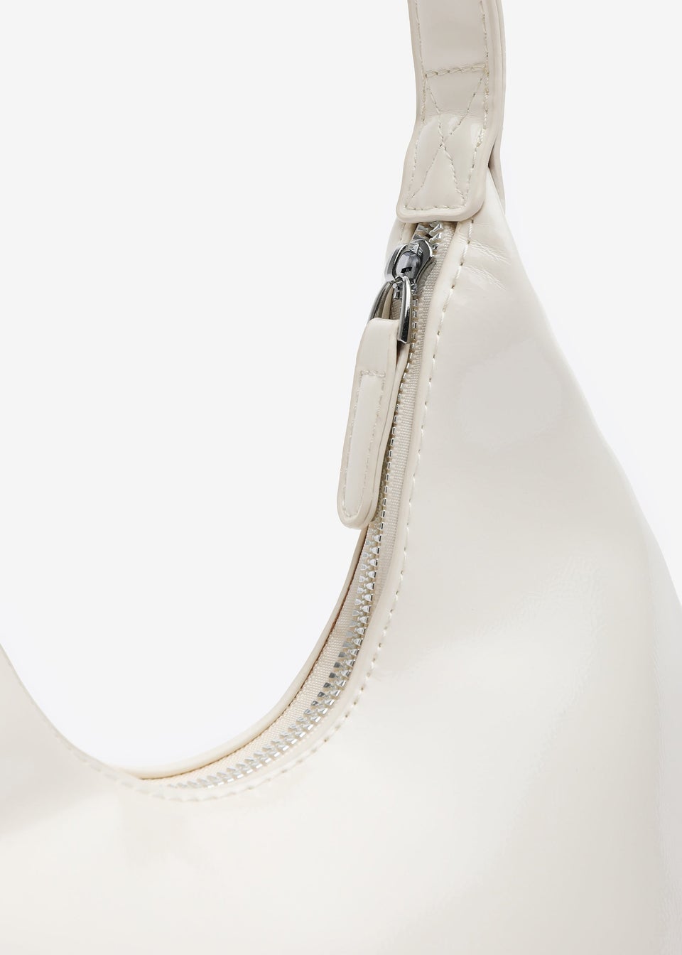 Where's That From Ecru Cream PU Hobo Bag
