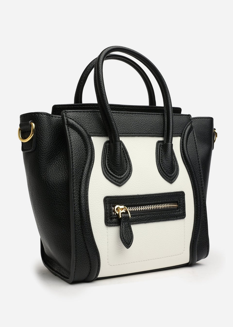 Where's That From Black Dulce Front Zip Tote Bag