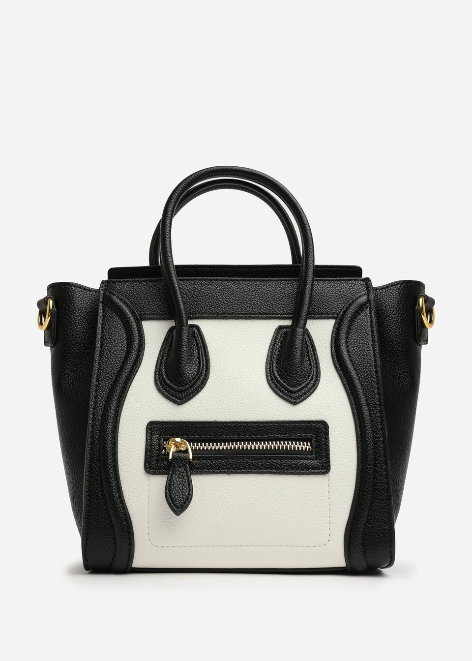 Where's That From Black Dulce Front Zip Tote Bag