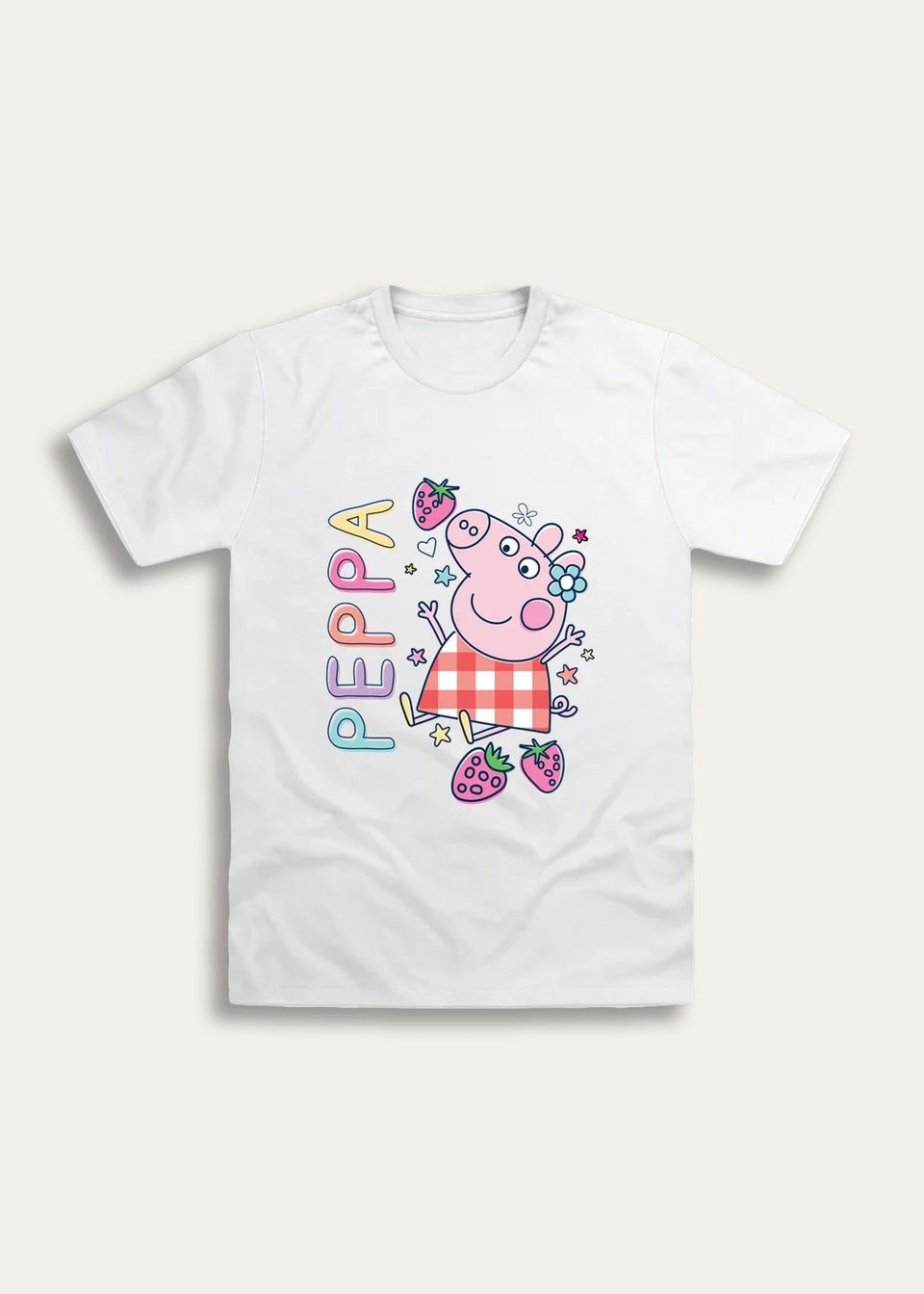 Brand Threads Peppa Pig White T Shirt (Ages 3-6 Years)