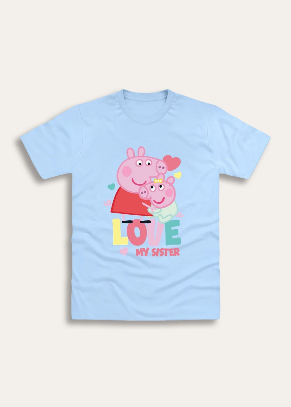Brand Threads Peppa Pig Blue T Shirt (Ages 3-6 Years)