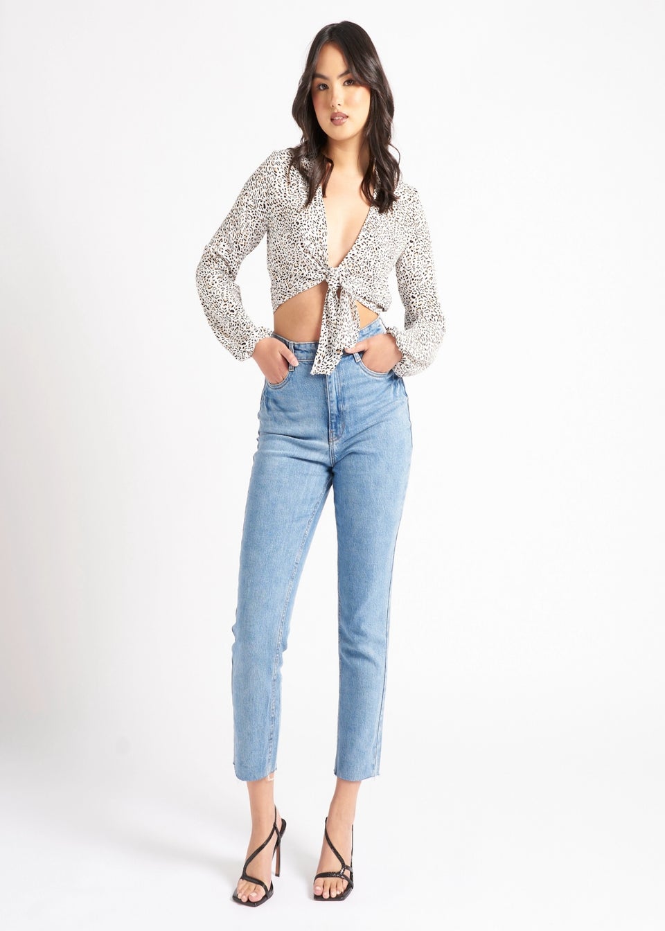Urban BlissWhite Tie Front Blouse