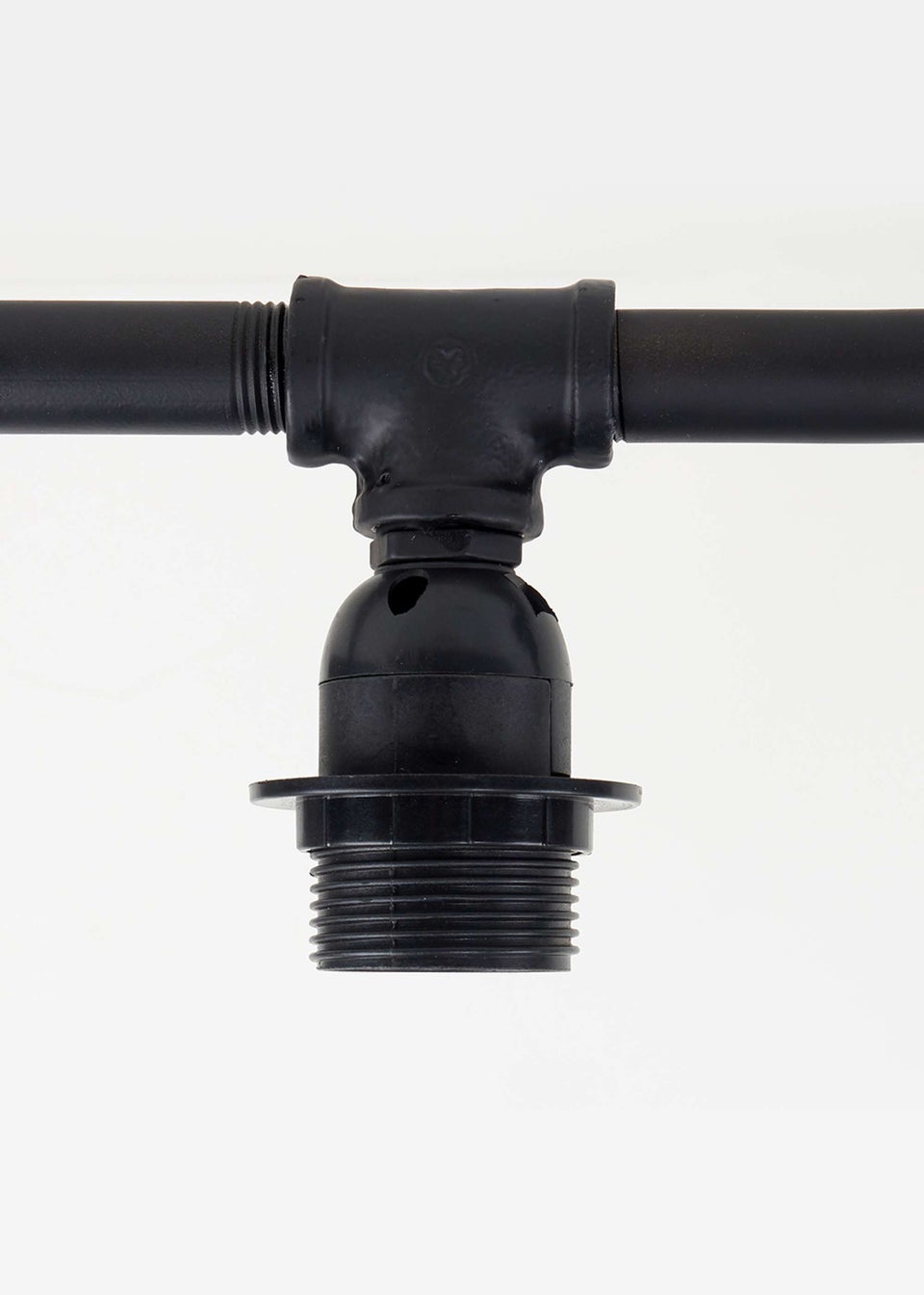 ValueLights Luiggi Black 5 Way Bar Ceiling Light