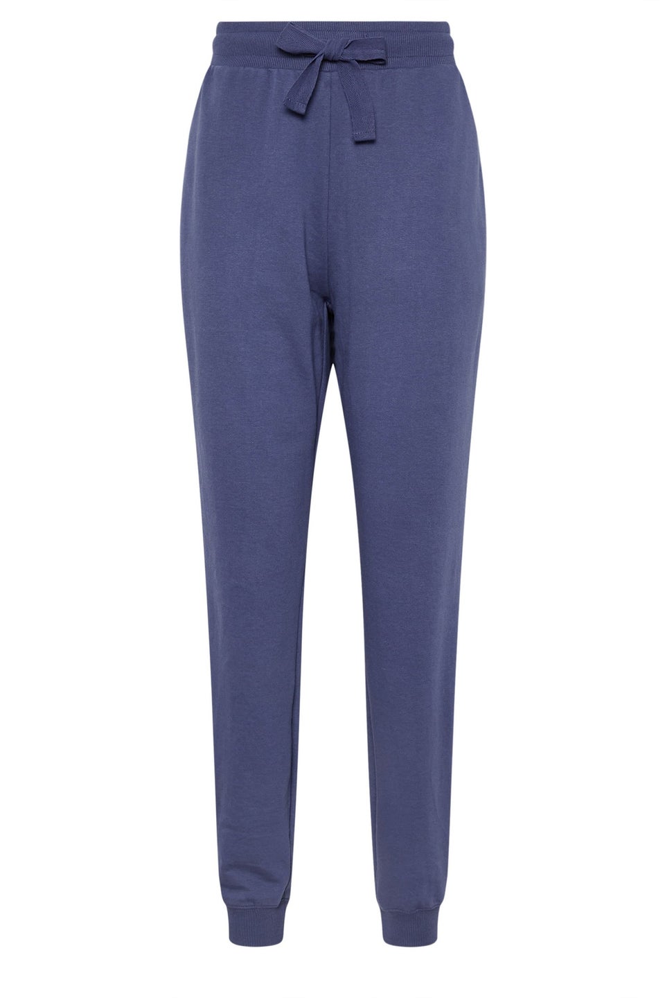 Long Tall Sally Blue Jersey Drawcord Cuffed Joggers