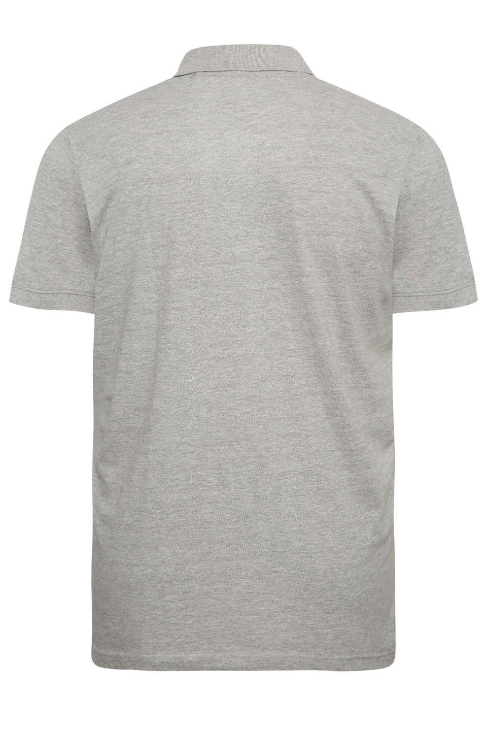 BadRhino Big & Tall Grey Marl Core Polo Shirt