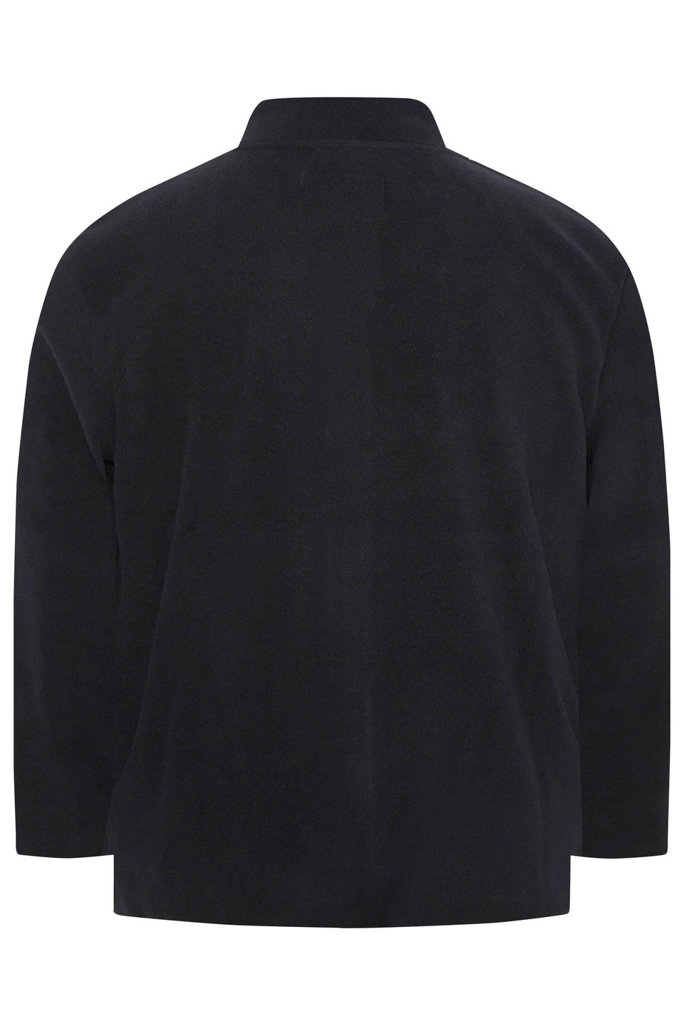 BadRhino Big & Tall Black Essential Zip Through Fleece