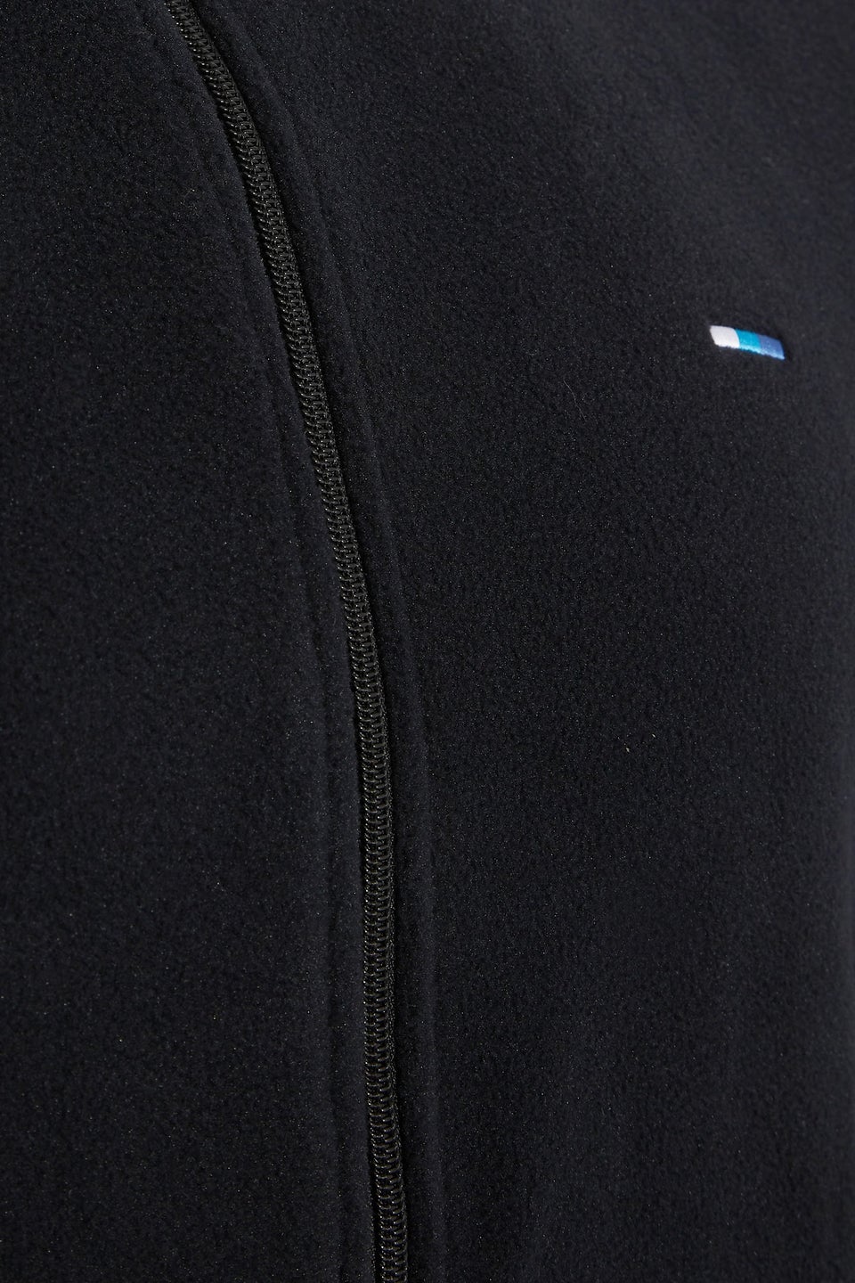 BadRhino Big & Tall Black Essential Zip Through Fleece