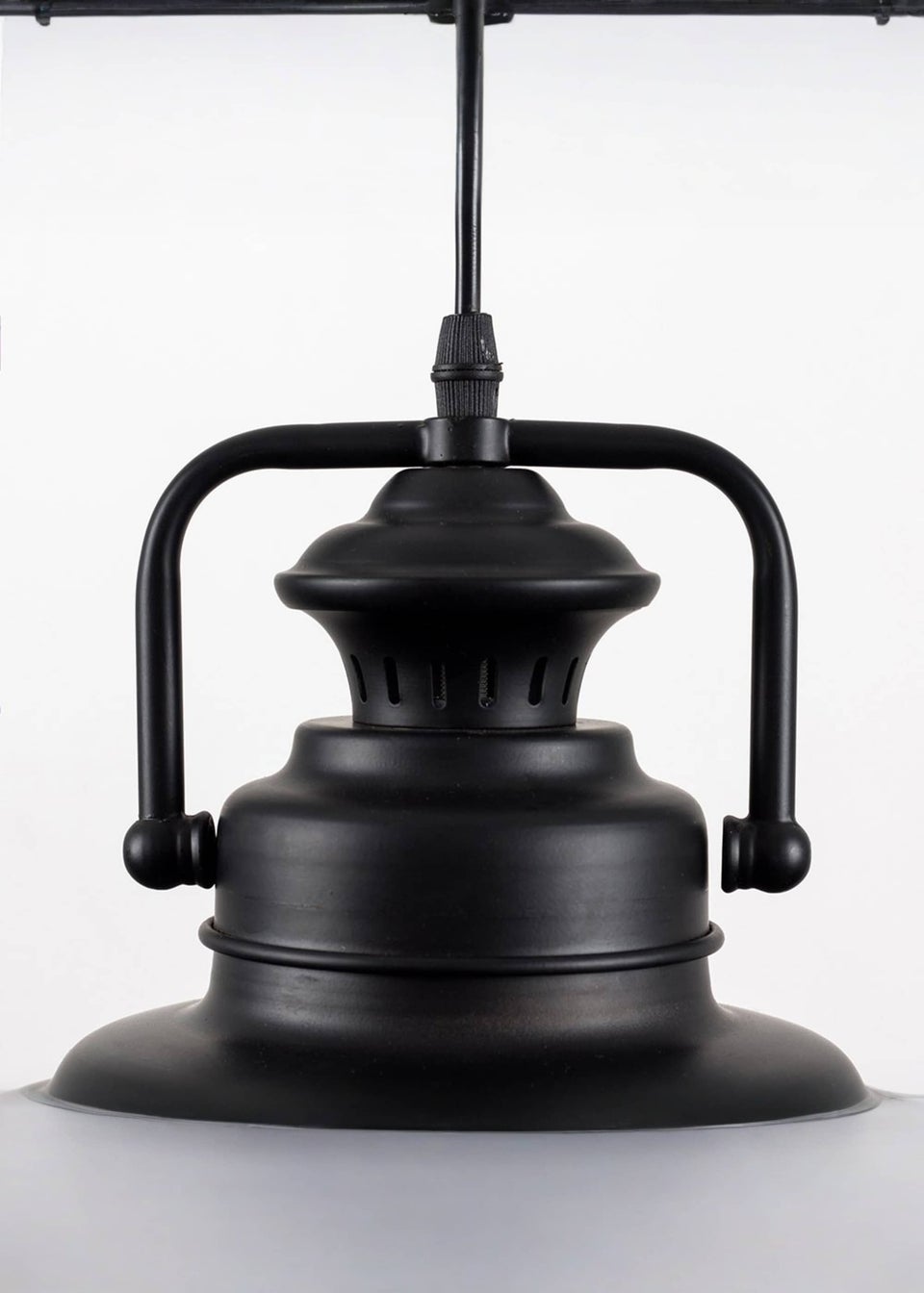 ValueLights Duomo Black Dome Ceiling Light