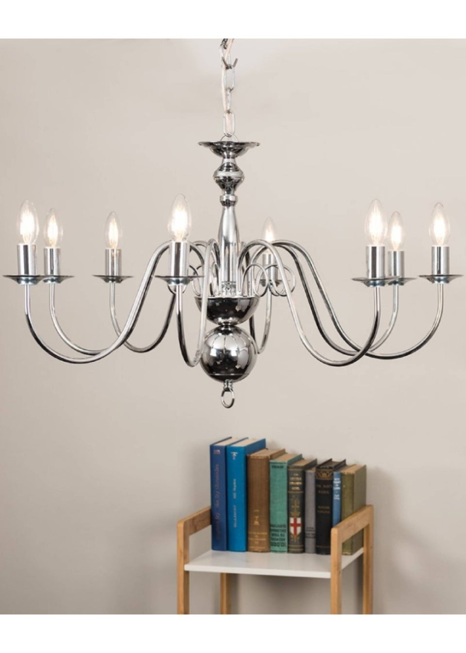ValueLights Gothica 8 Way Chandelier Ceiling Light