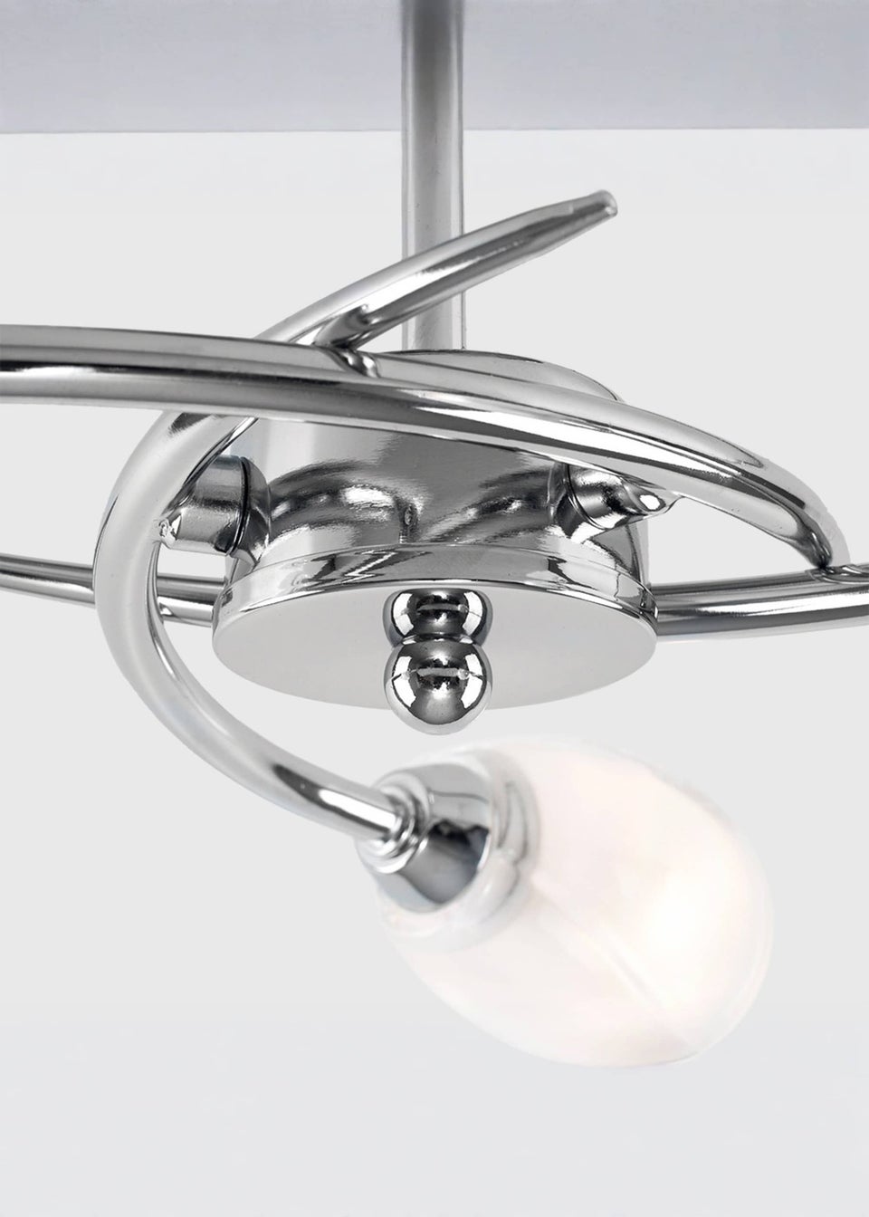 ValueLights Mia Chrome 3 Way Ceiling Light