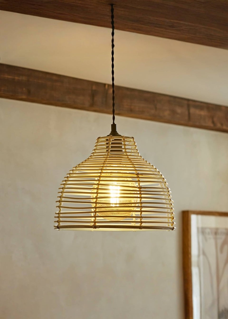 ValueLights Lobster Pot Cream Easy Fit Ceiling Lampshade