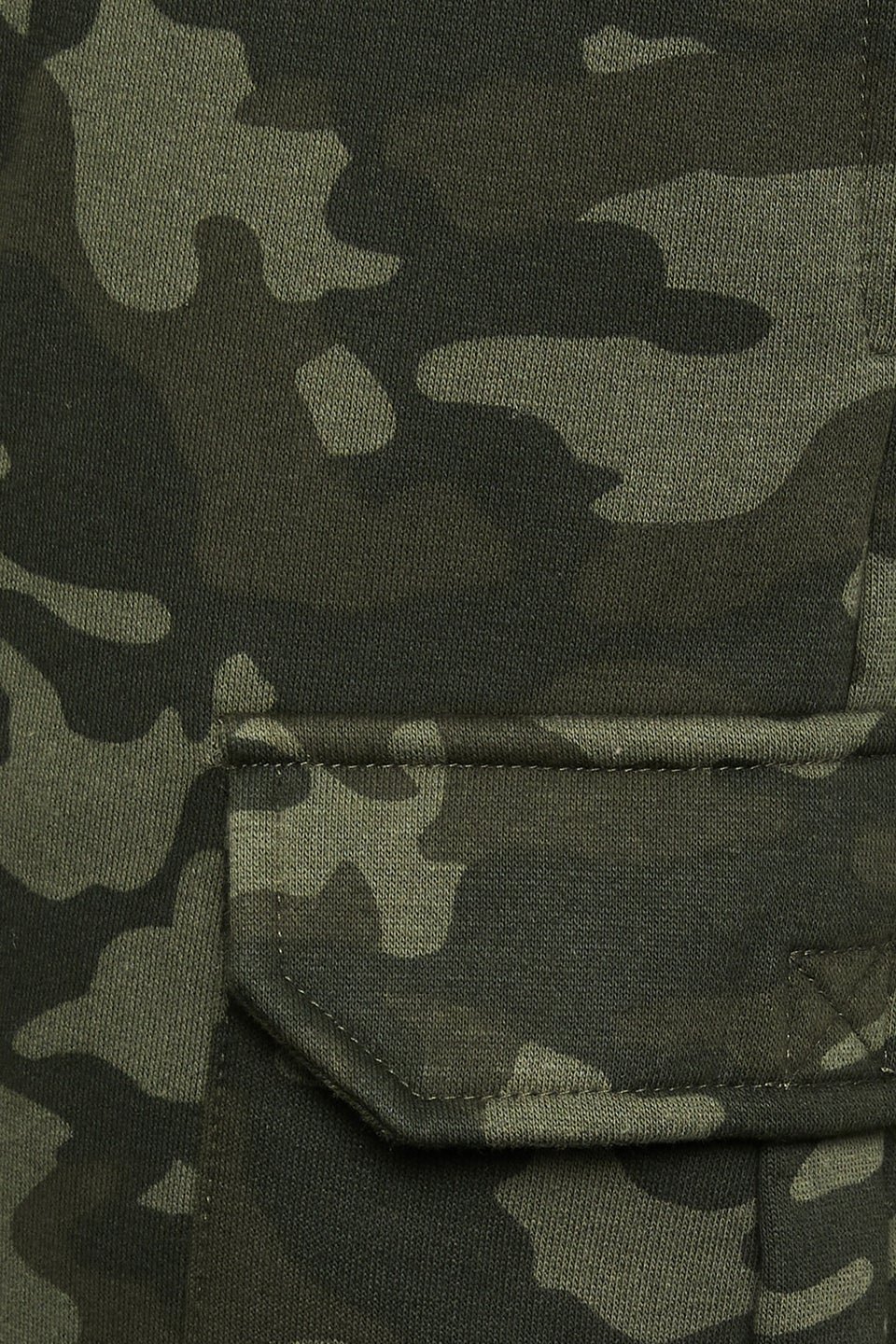 BadRhino Big & Tall Green Camo Print Cargo Joggers