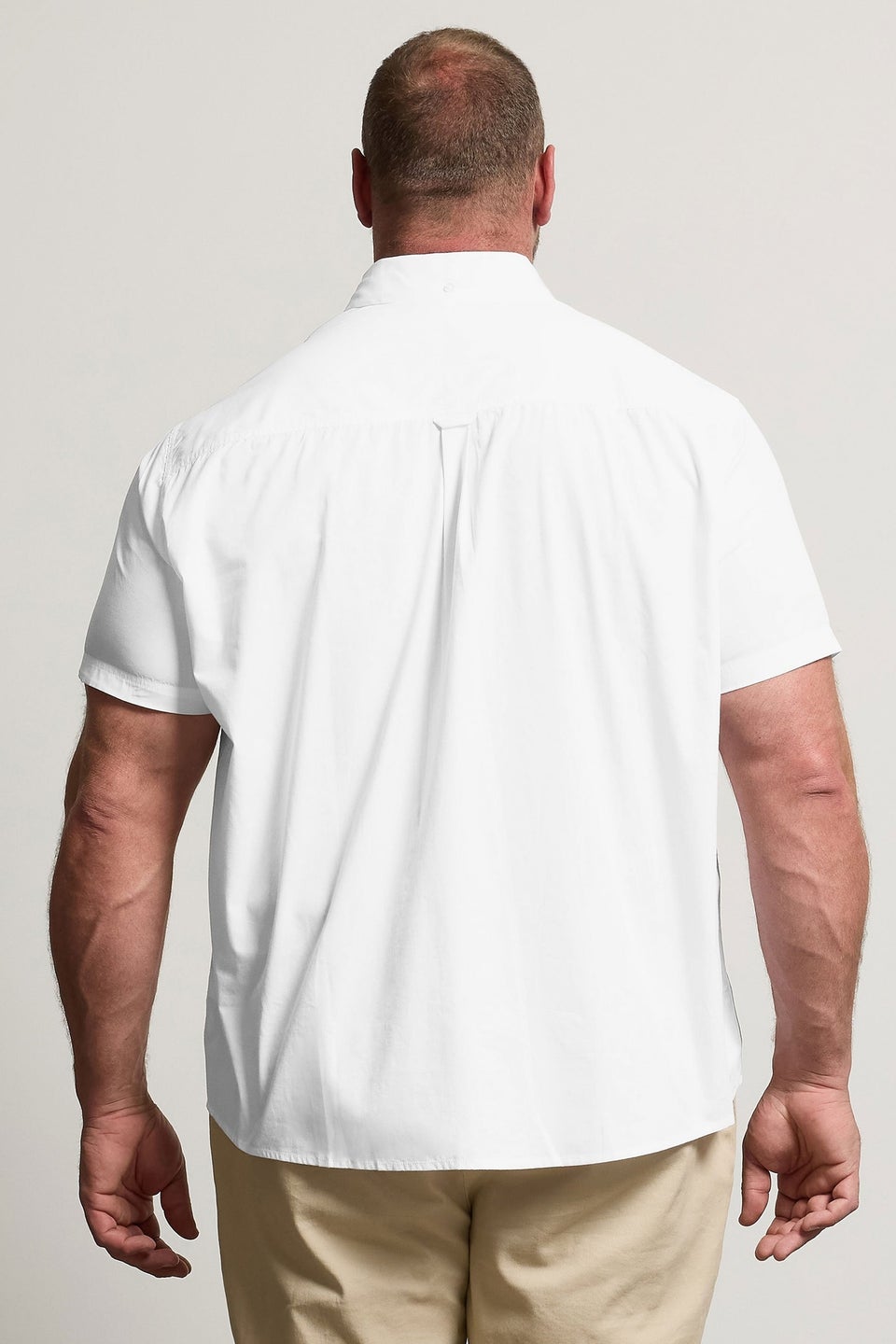 BadRhino Big & Tall White Poplin Shirt