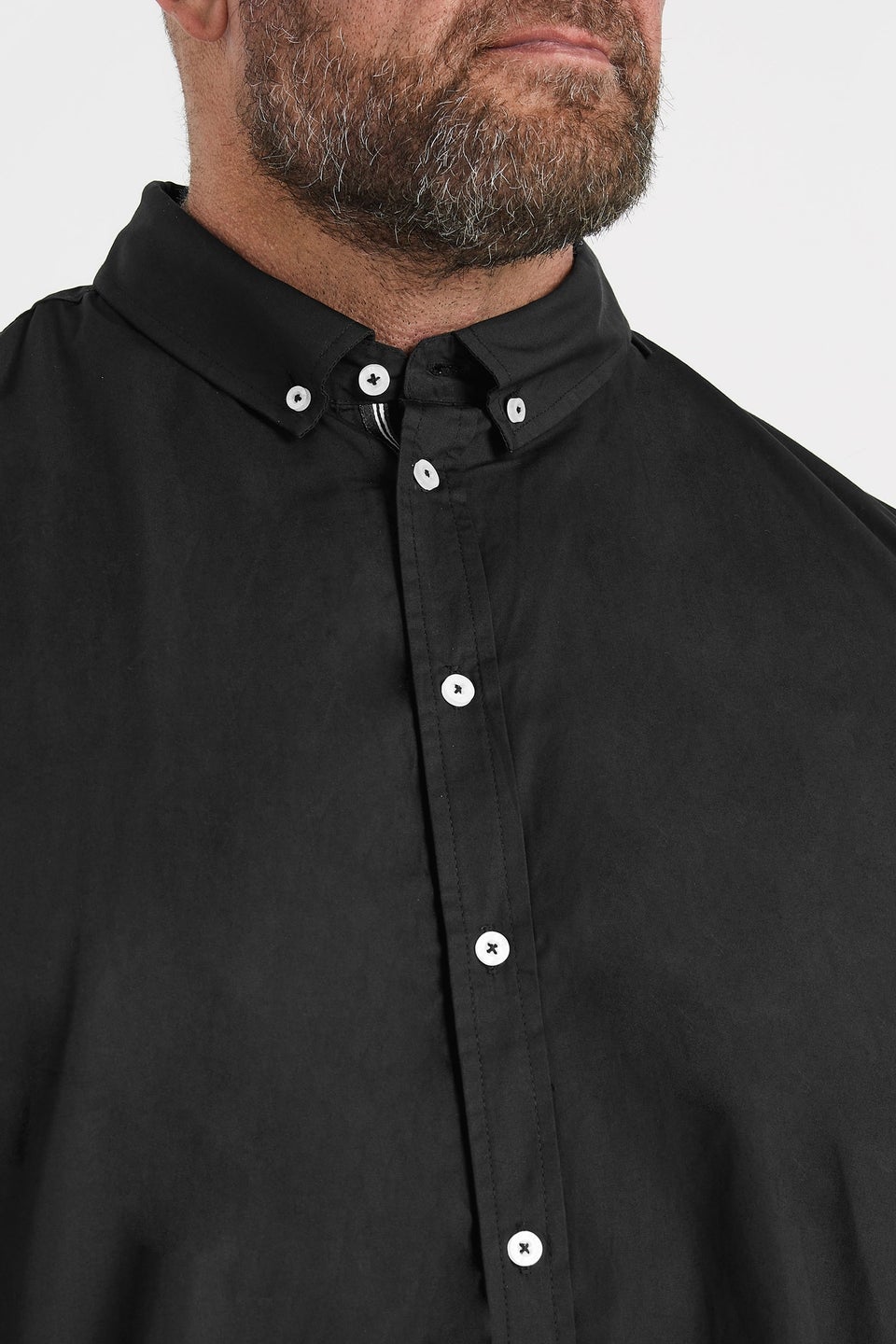 BadRhino Big & Tall 2 PACK Black Long Sleeve Poplin Shirts