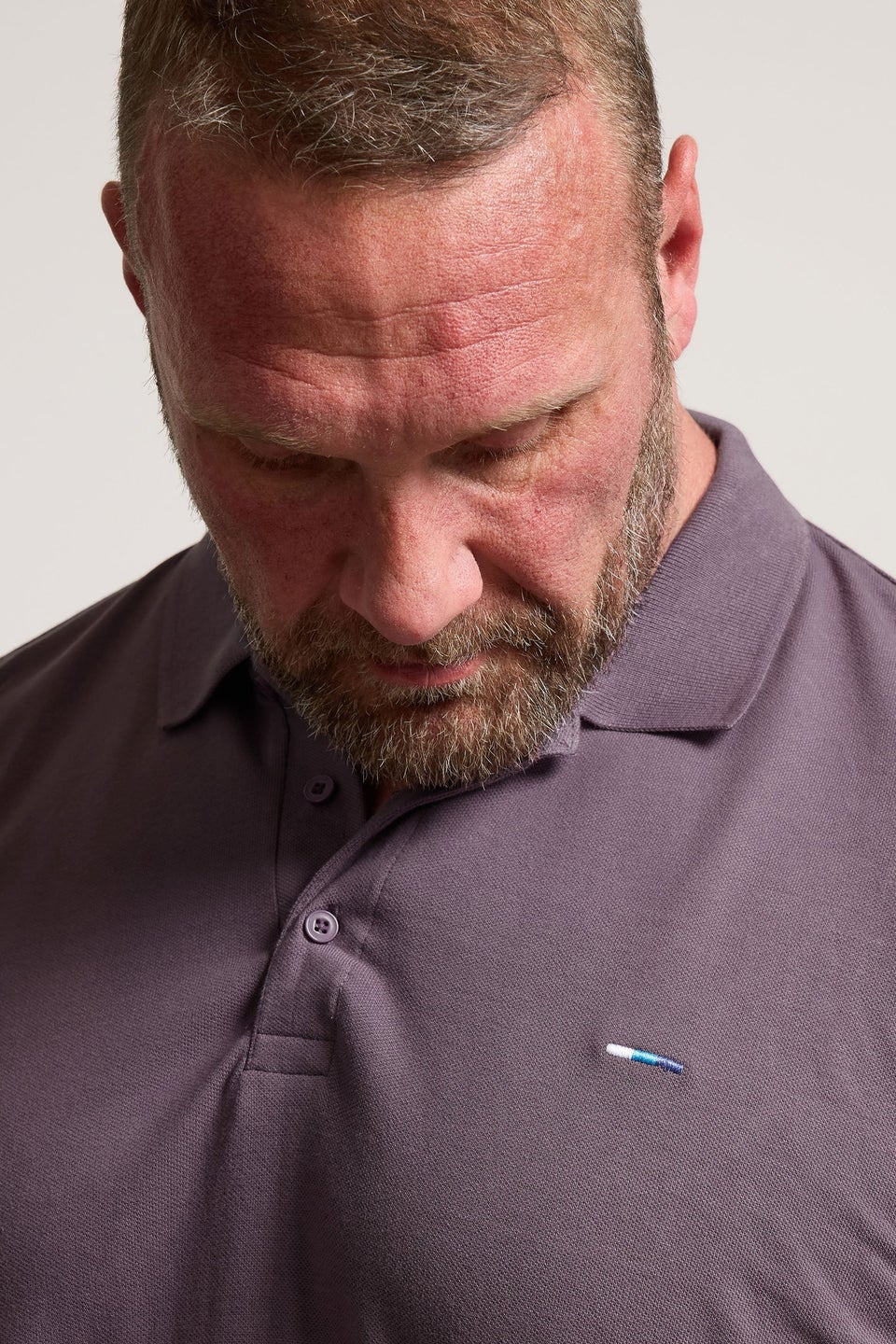 BadRhino Big & Tall Mauve Purple Core Polo Shirt