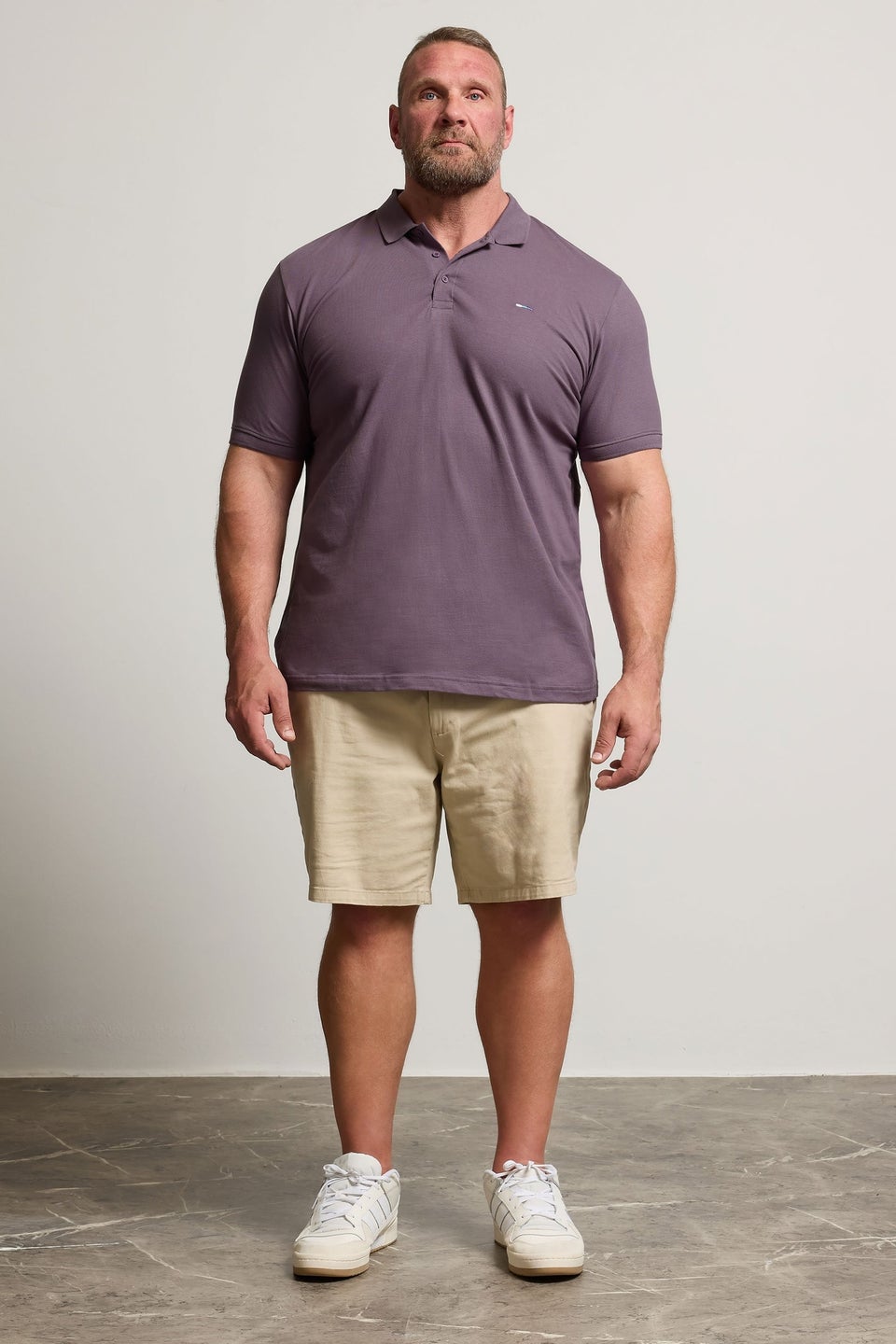 BadRhino Big & Tall Mauve Purple Core Polo Shirt