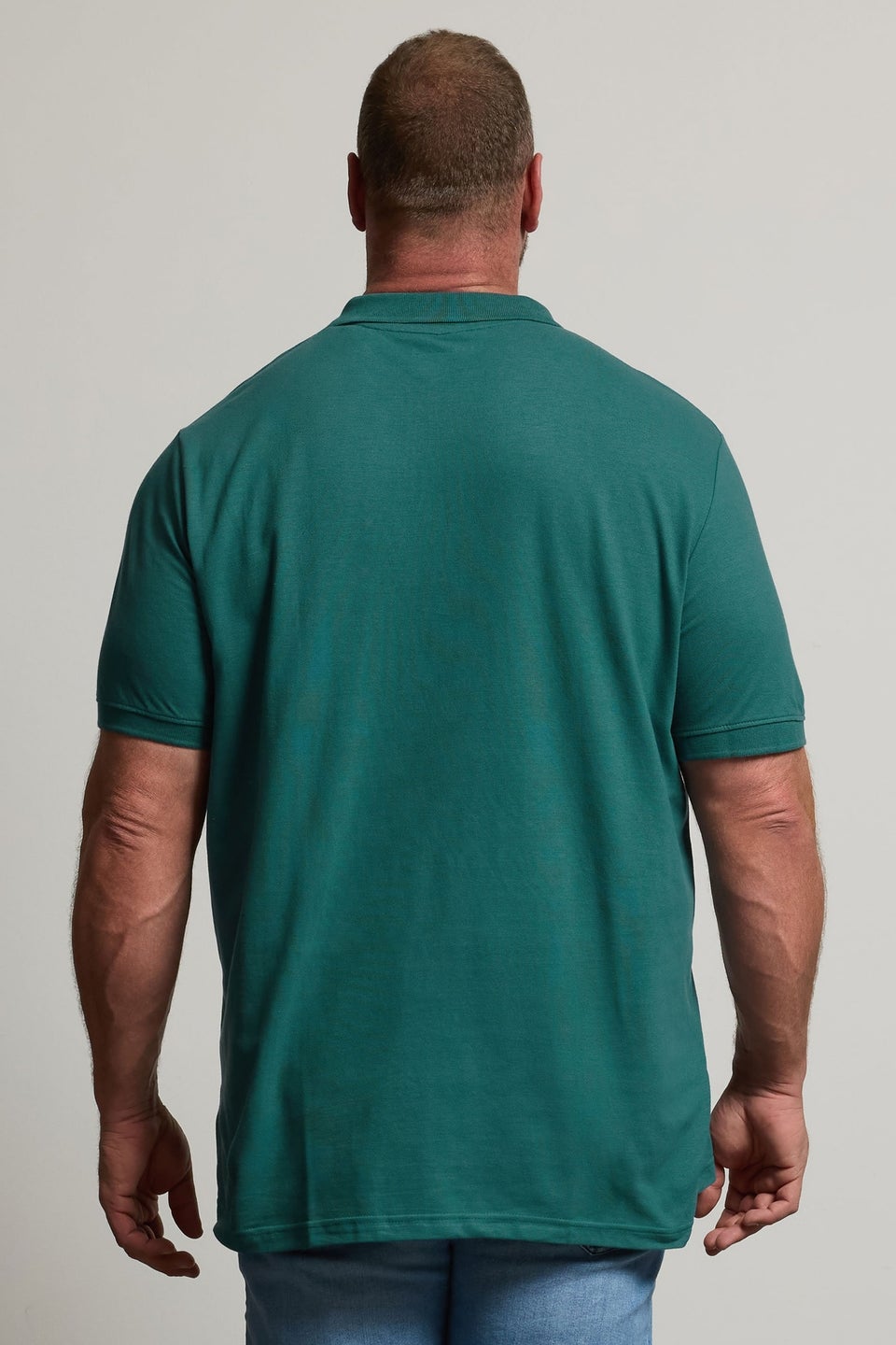 BadRhino Big & Tall Atlantic Deep Green Core Polo Shirt